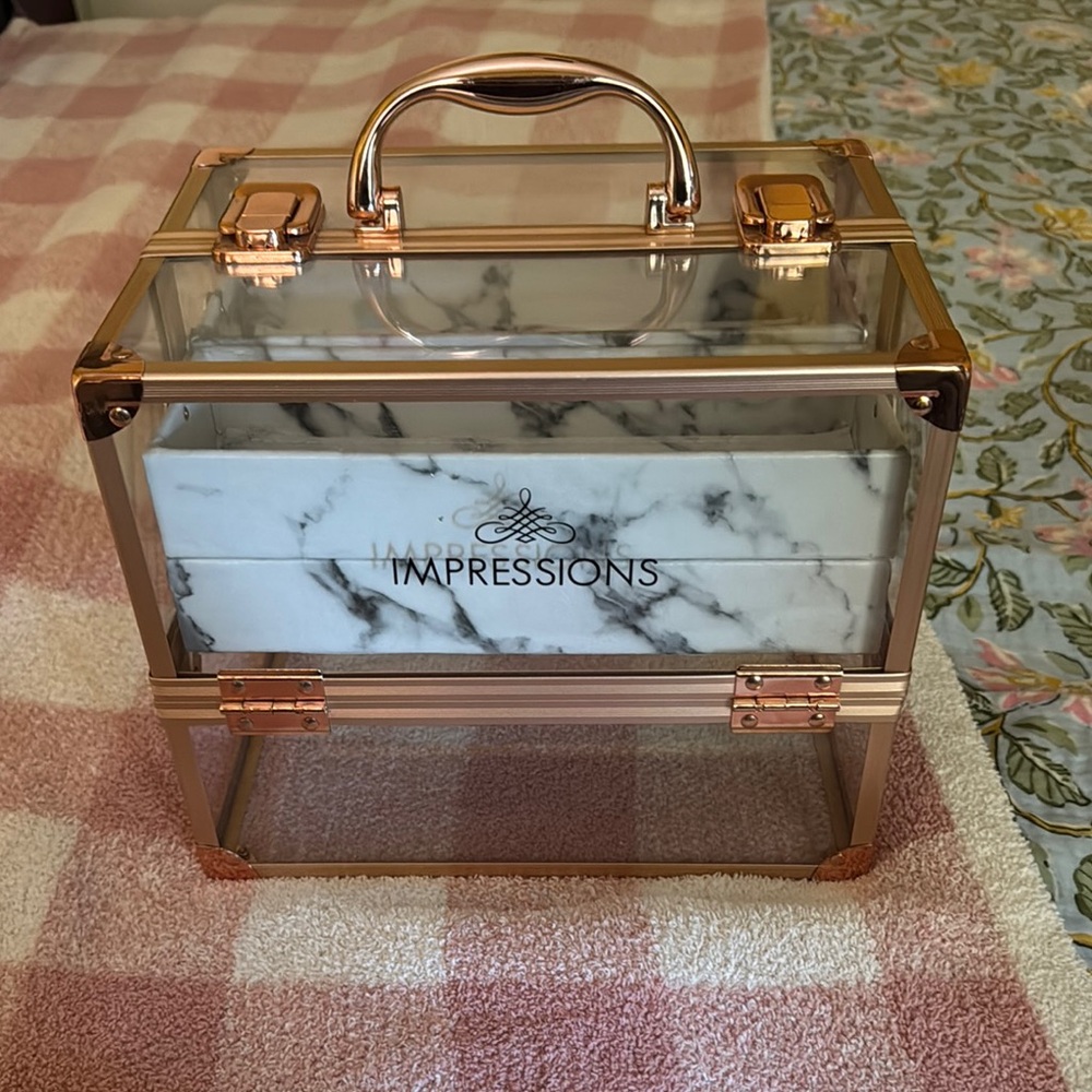 Impressions Vanity Case with Rose Gold Accents